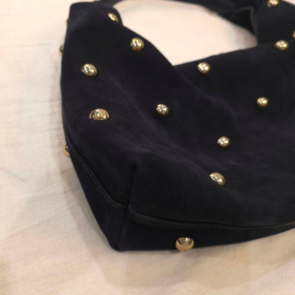 Madewell The Mylie Studded Suede Shoulder Bag - Picture 2 of 8